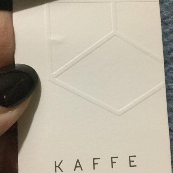 NWT Kaffe longer length open front blue vest with pockets size XXL 8% wool - Picture 4 of 5